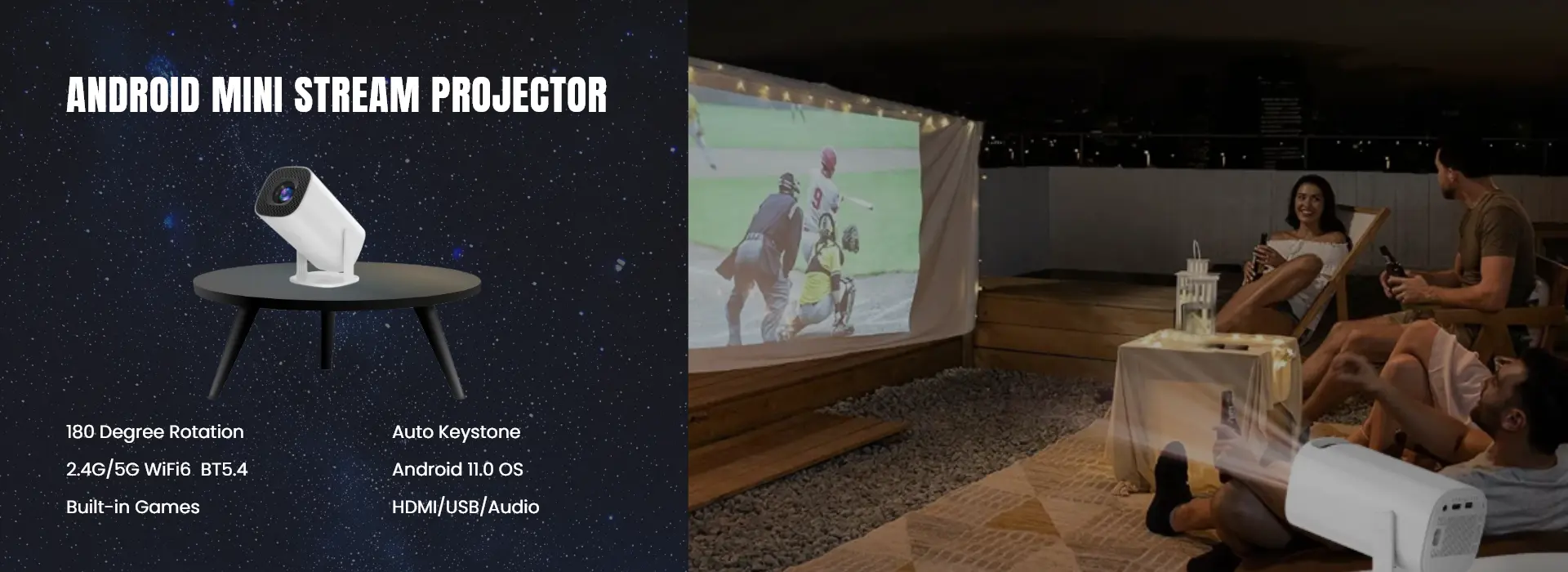 Dadocer Android Mini Projector