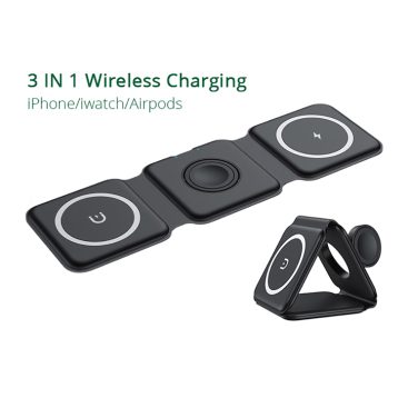 3 in 1 foldable wireless charger