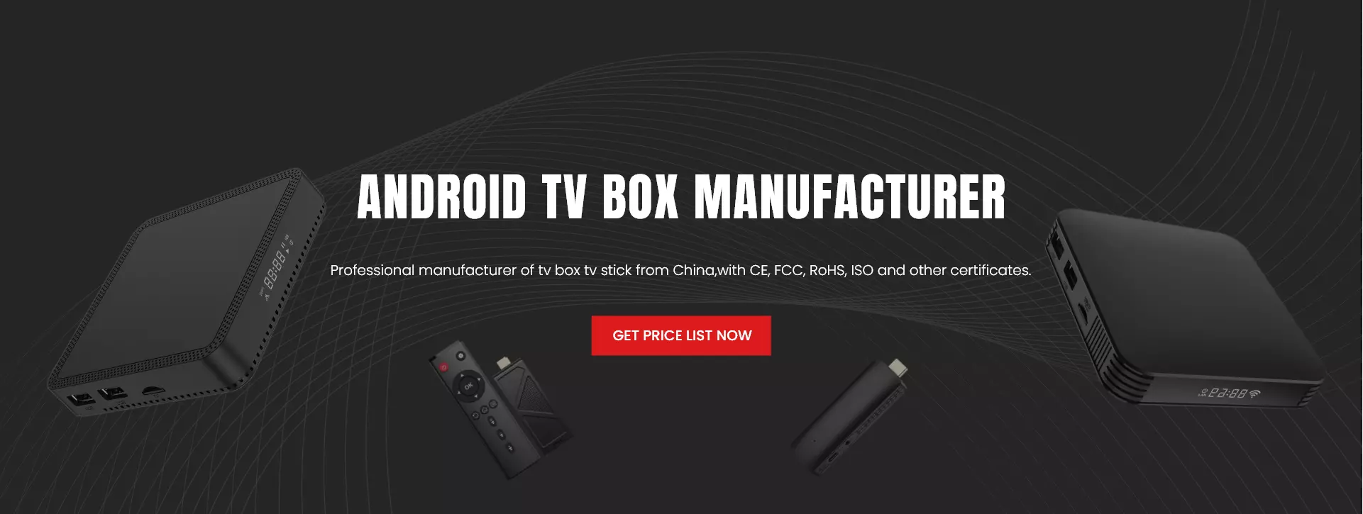 android tv box tv stick manufacturer