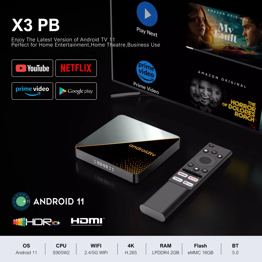 X3 PB Android TV Box Wholesale