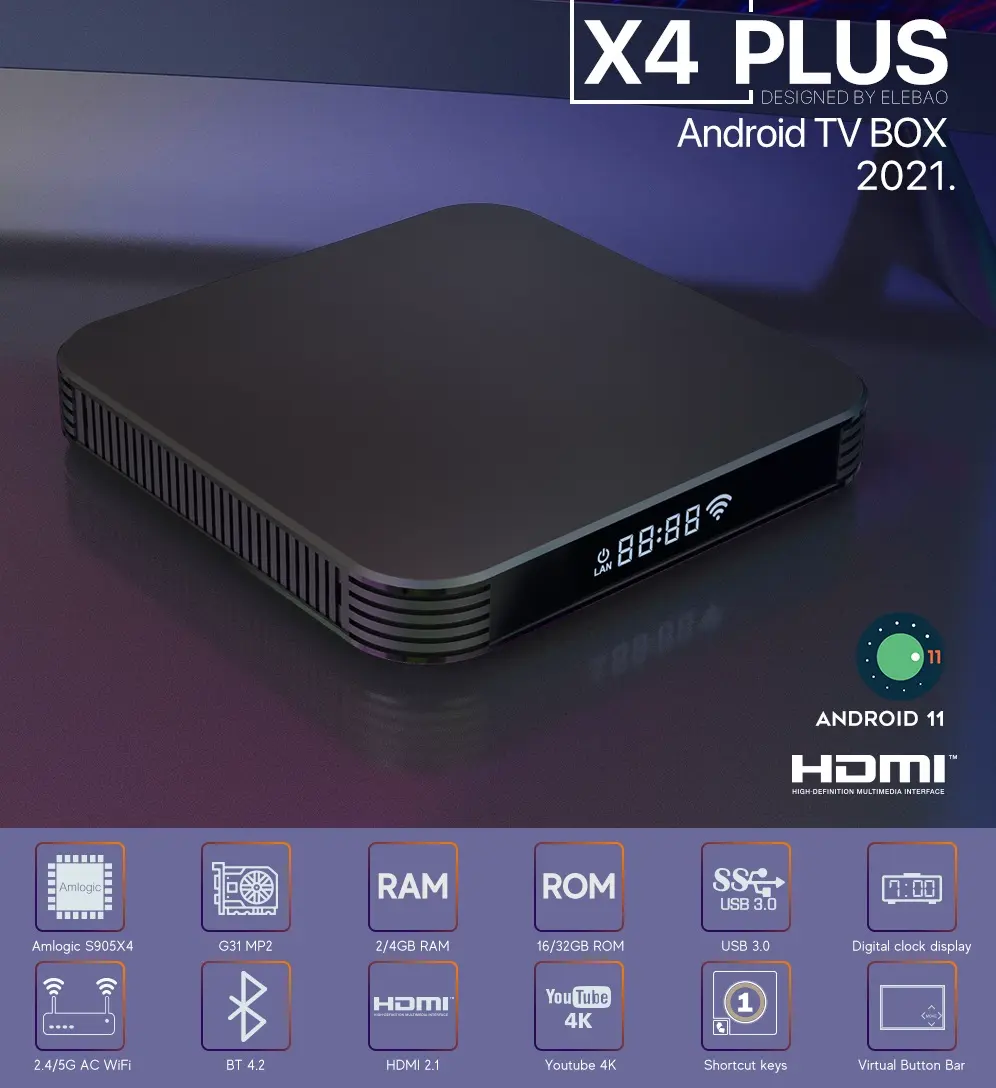 TV Box Supplier Offer s905X4 tv box