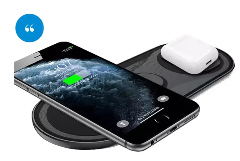 2 in 1 wireless charger