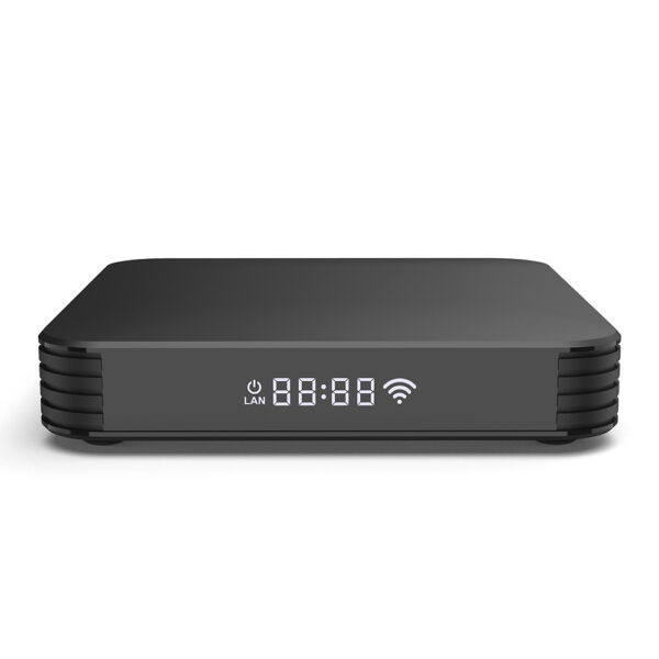 3 The front of an Android TV box